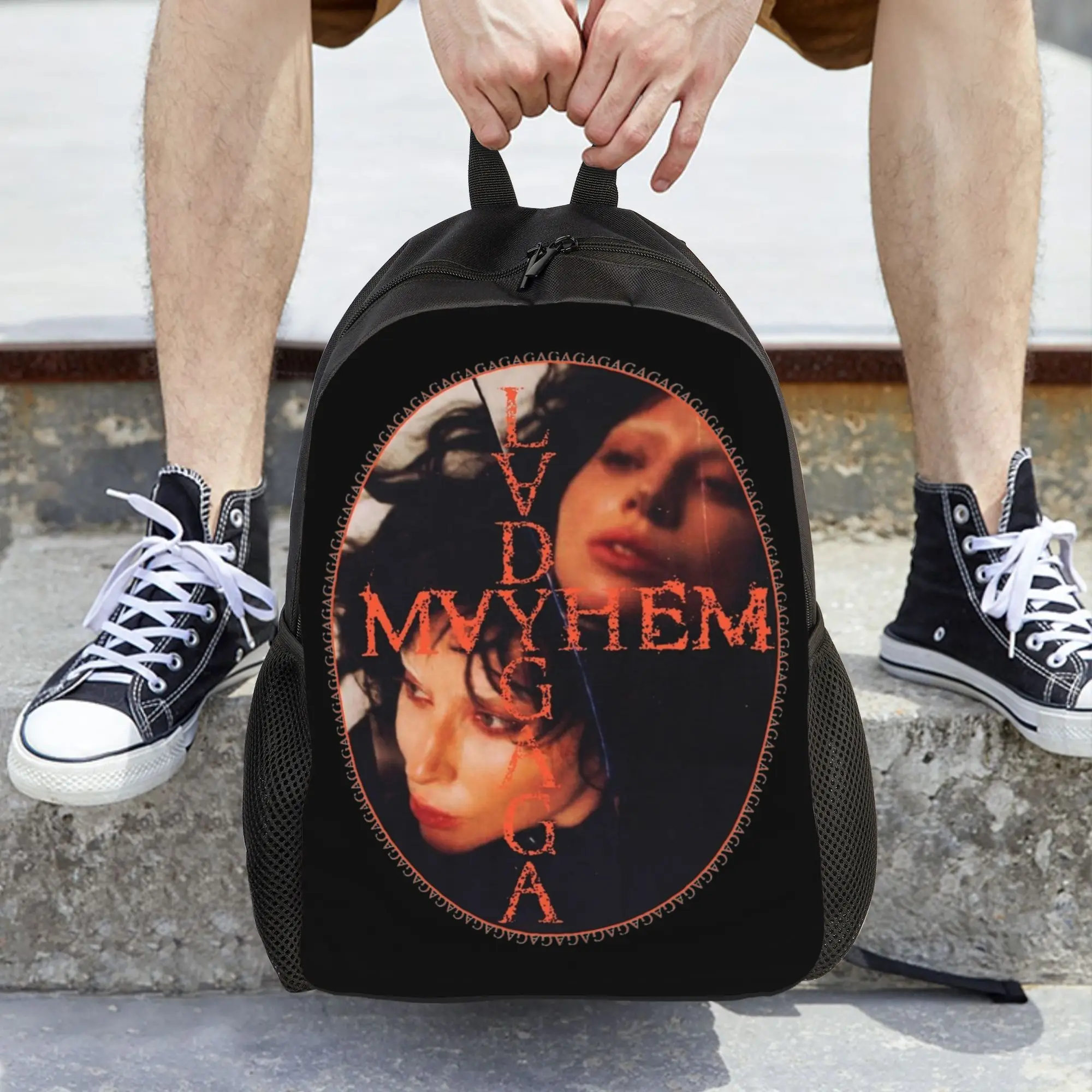 

Женский рюкзак Lady Gaga Mayhem, модный студенческий школьный рюкзак, компьютерный рюкзак, дорожная сумка через плечо для подростков