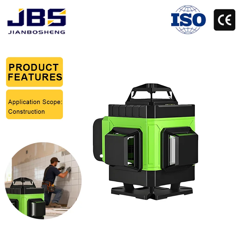 JBS Laser Level Utility Self-Leveling 360 Horizontal and Vertical Cross Extremely Super Powerful Green Laser Level Tools