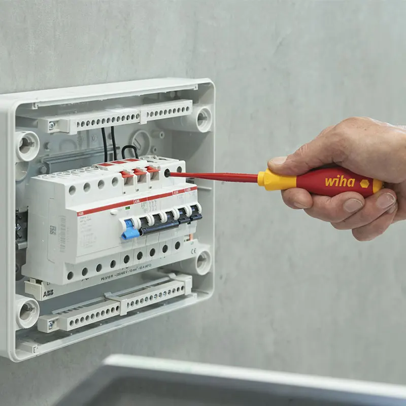 Imagem -06 - Chave de Fenda Lâmina 1000v Testado por Vde Isolado Elétrico Slimfix Maior Eficiência do Trabalho 4.0 mm Wiha35390