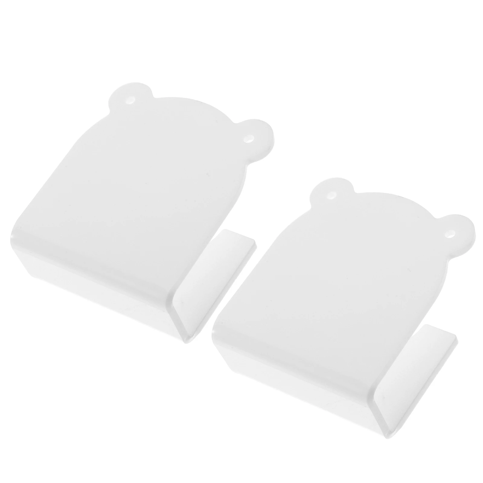 

2 PCS Shower Curtain Rod Bracket for Hanging Pole Brackets Mount Hardware Cabinet Bathroom Center Support Replacement Parts