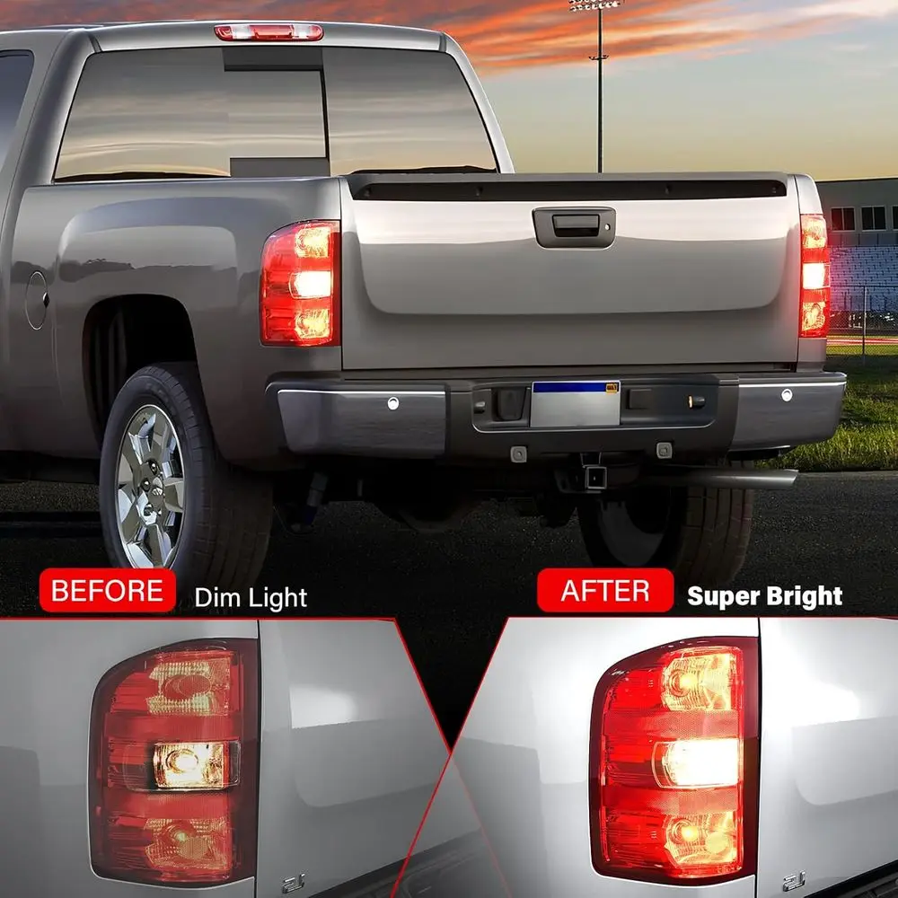Комплект левых и правых задних фонарей Chevy Silverado 1500 2500 3500HD для моделей 2007-2014 гг.