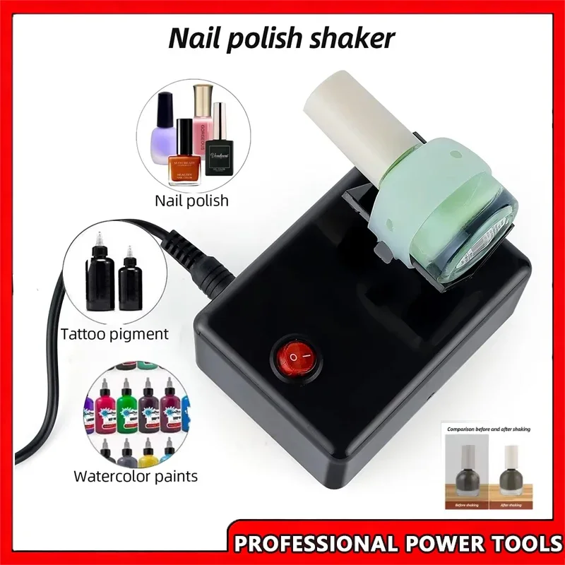 

Электрический шейкер для лака для ногтей, смеситель пигментов с чернилами для татуировки, УФ-гель, краска, жидкая бутылка, машина для встряхивания, против выстрескивания