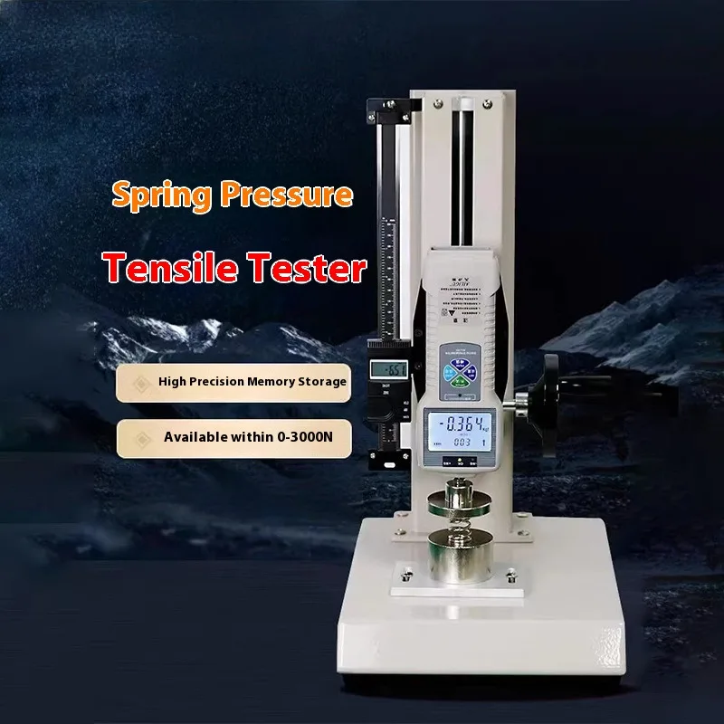 Tensile Compression Testing Machine Test Bench Digital Display Push-pull Force Gauge Bracket Spiral Force Gauge Machine