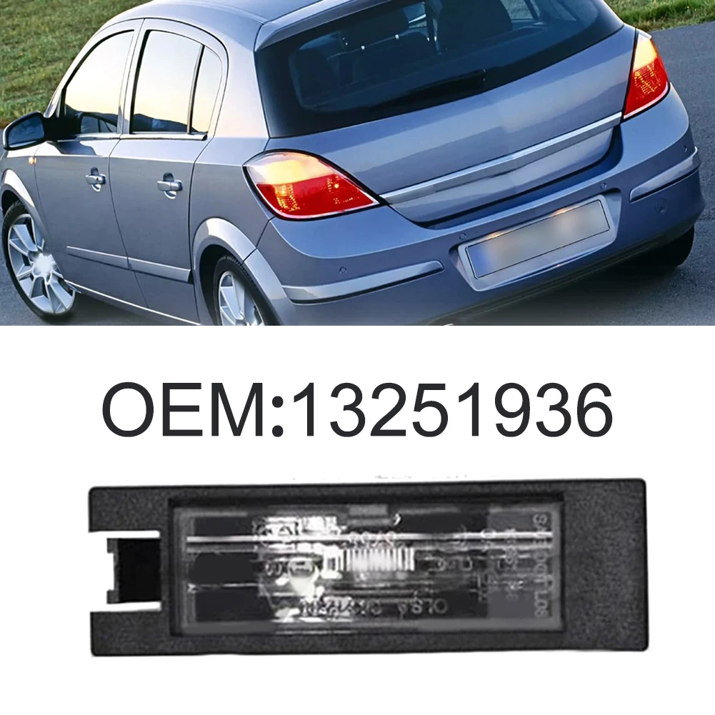 12V Rear Dome Light Trunk Cargo Lamp 13251936 for Buick Verano For Chevrolet For Opel Astra Insignia Black ABS