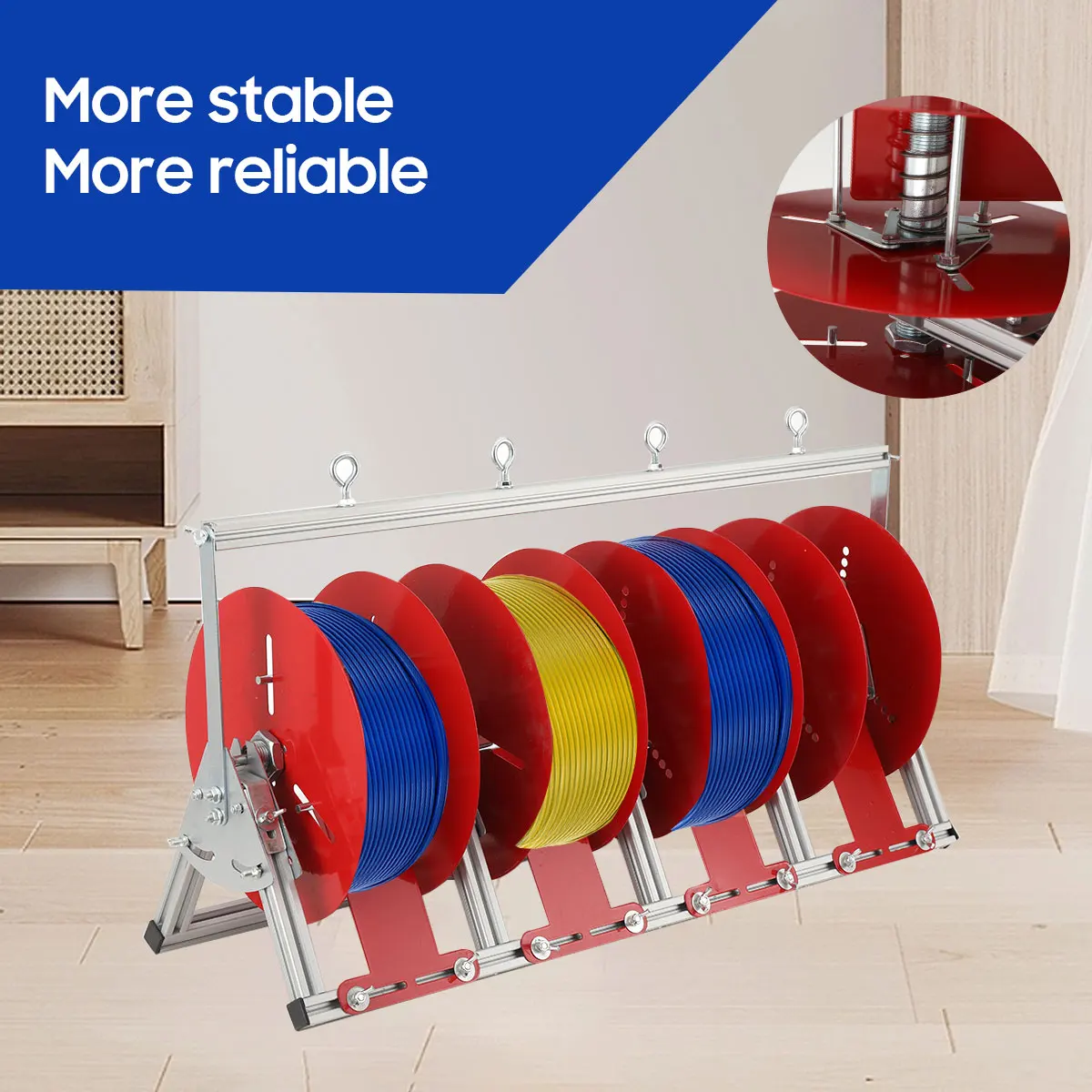 حامل دفع الأسلاك، صينية دفع، قطعة أثرية قابلة للطي، سلك BV، ثلاثة أسلاك، خط تركيب منزلي متعدد الأسلاك