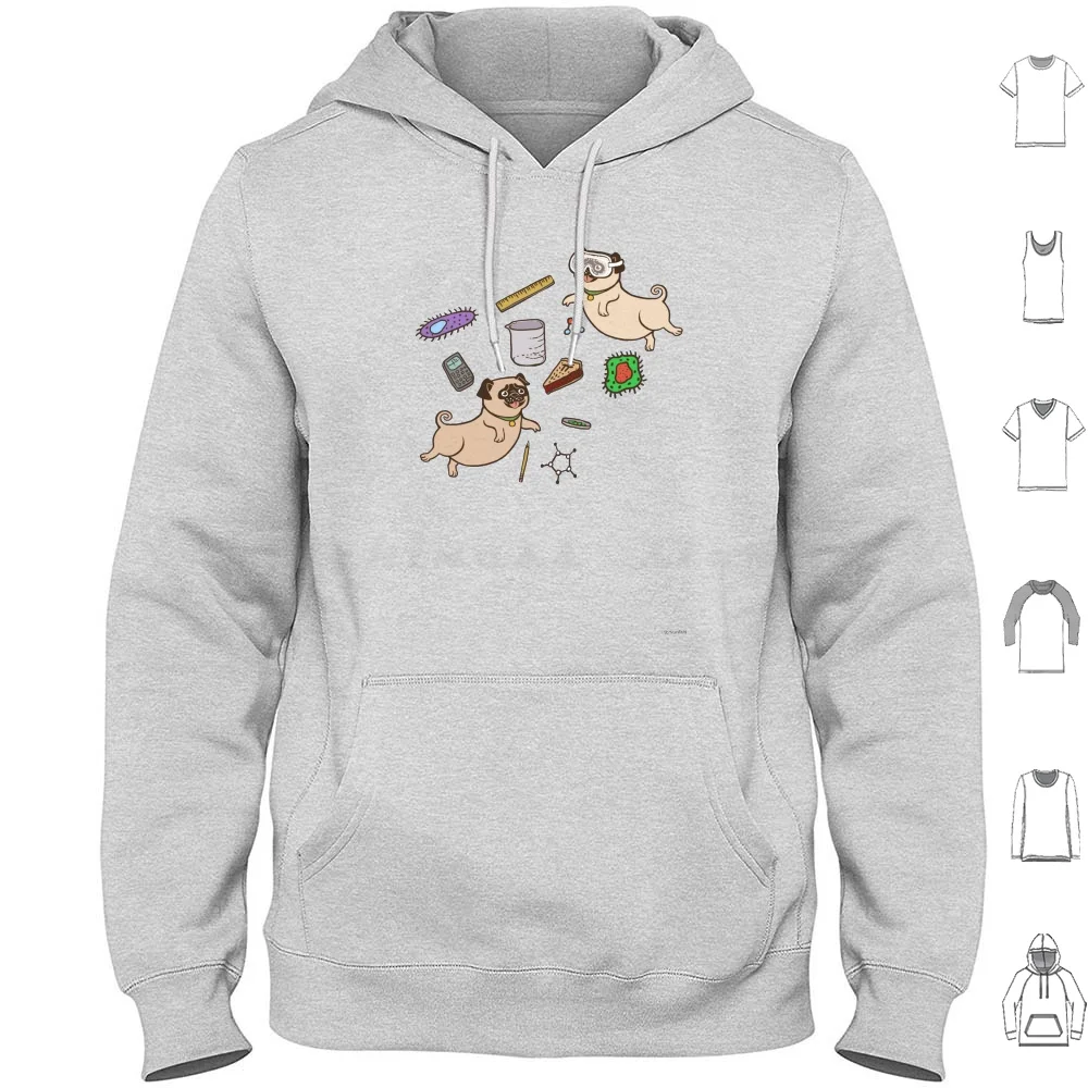 Stem Pugs Hoodie Cotton Long Sleeve Marchmeme Marchmemes Meme Stem Science Math Chemistry Chemist Scientist Pie Pi Pi Day Nerd