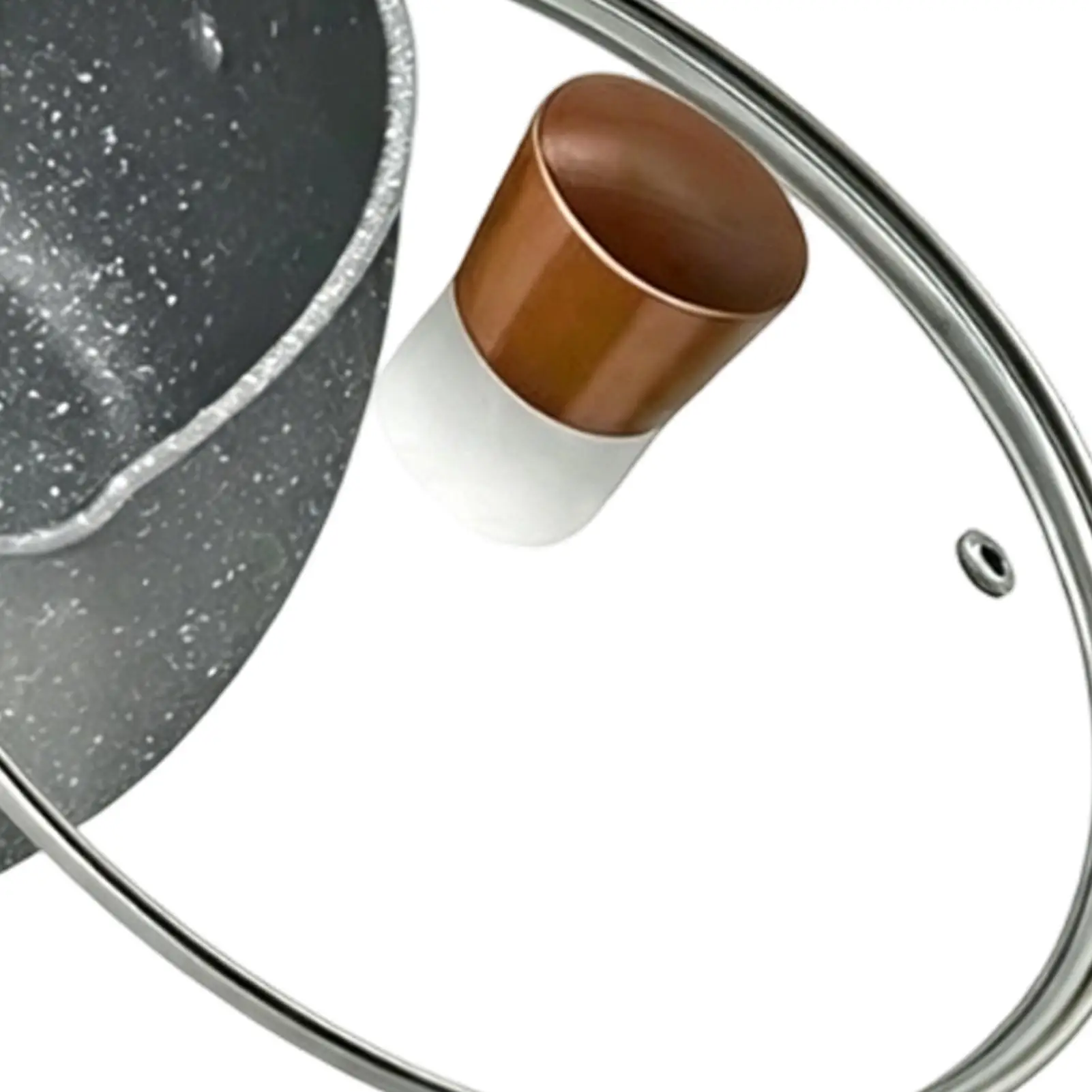 Nonstick Saucepan Multi-Purpose 8.66 Inch Non-Slip Handle Sauce Pot With Lid For Home Kitchen Apartment Dormitory Restaurant