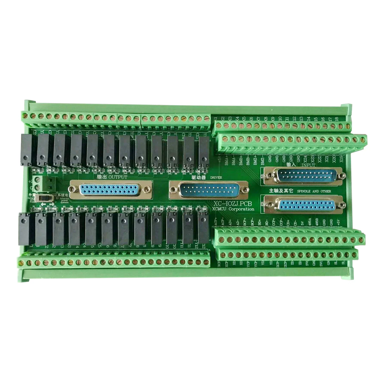 2026 XCIOZJ I/O Board Integrated Adapter Board for XC609 XC709 XC809 Series G-Code Controller