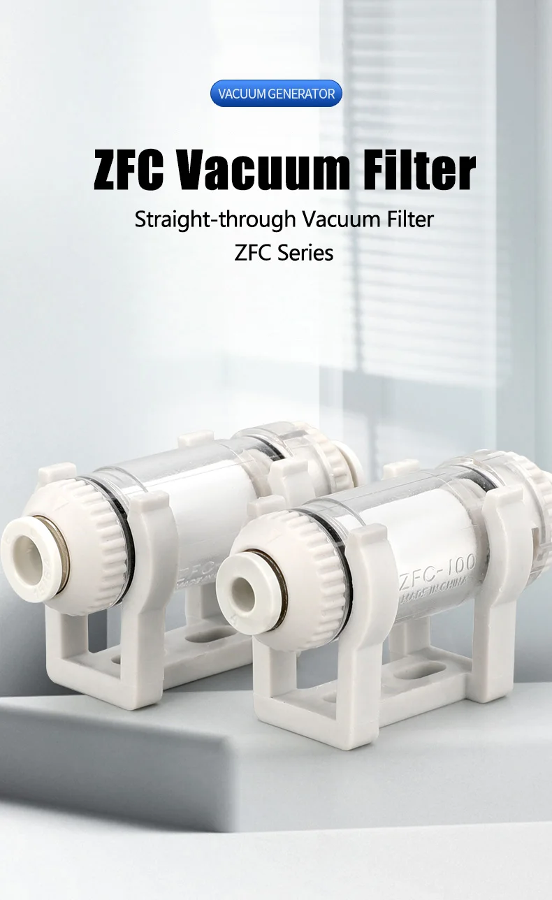 LAIZE ZFC Vakuumfilter ZFC100-06B ZFC200-08B Pneumatische Luftarmatur – Detail 1