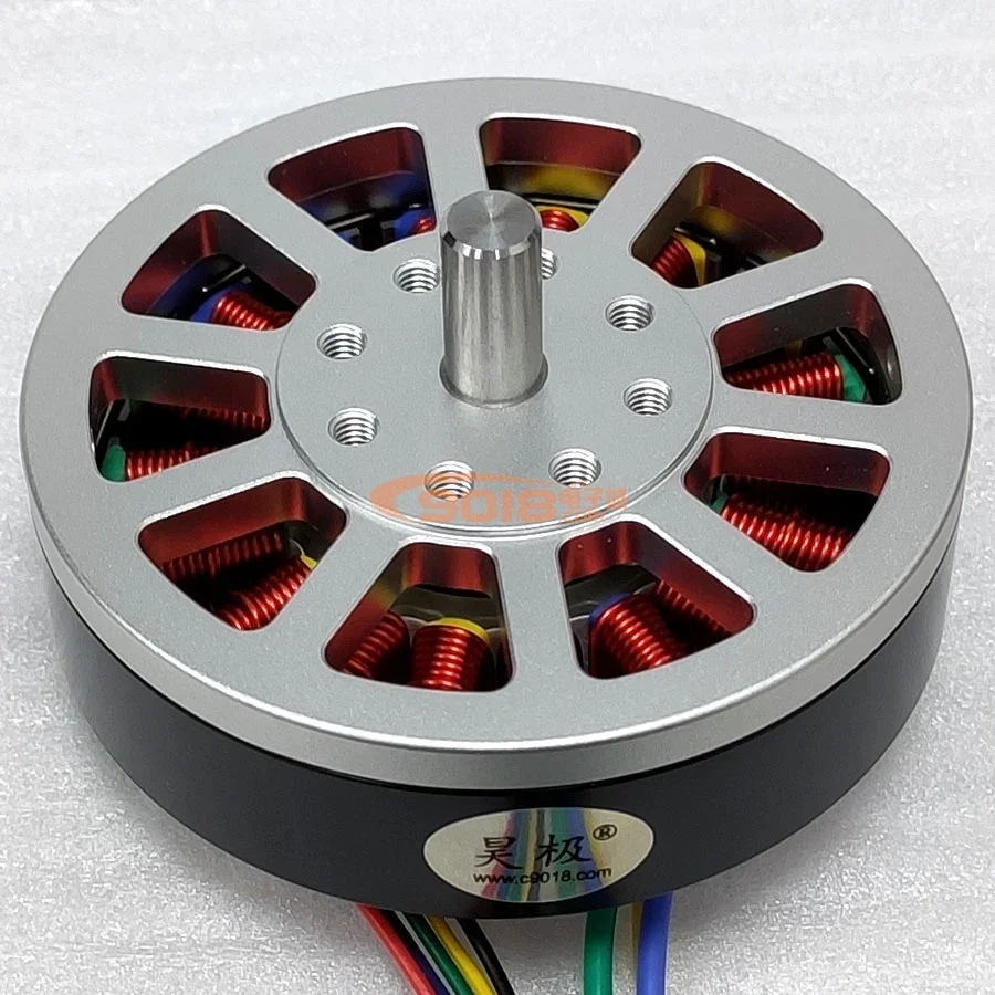 100W disk type permanent magnet three-phase brushless DC motor/motor 18N20P DC24V