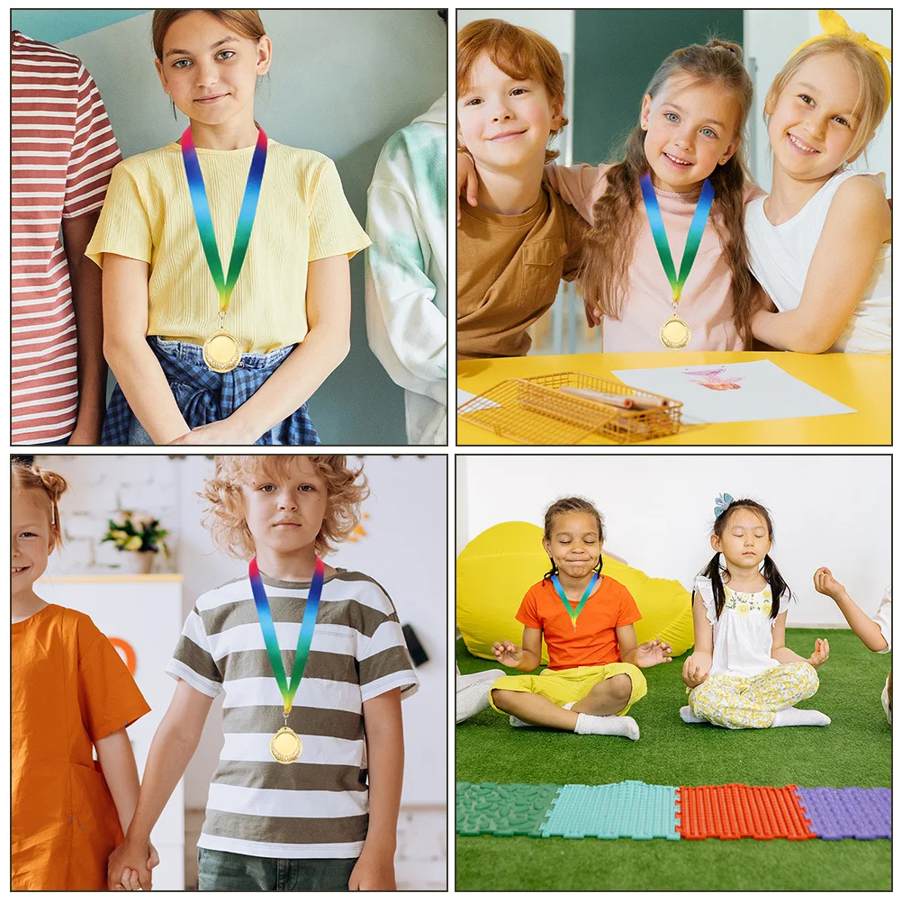 

20Pcs Multi-Function Medal Ribbons Suitable for Sports Meetings Party Games and Team Competitions Award Ribbons