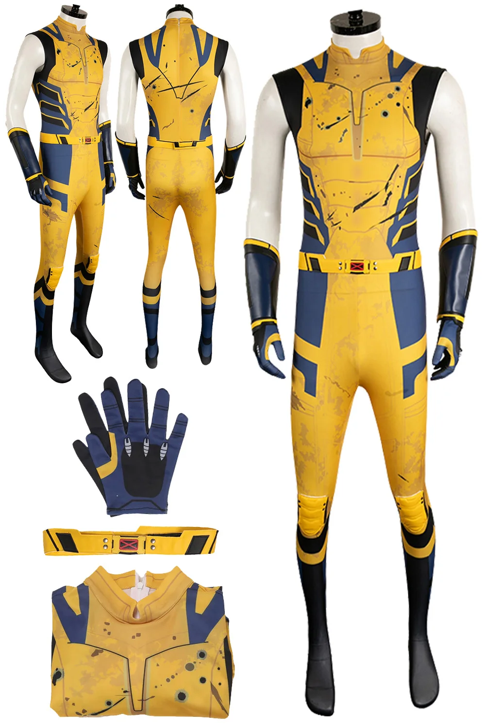 Travestimento lupo Logan Cosplay tuta senza maniche film morte 3 Super cattivo Costume uomini adulti gioco di ruolo fantasia panno per feste