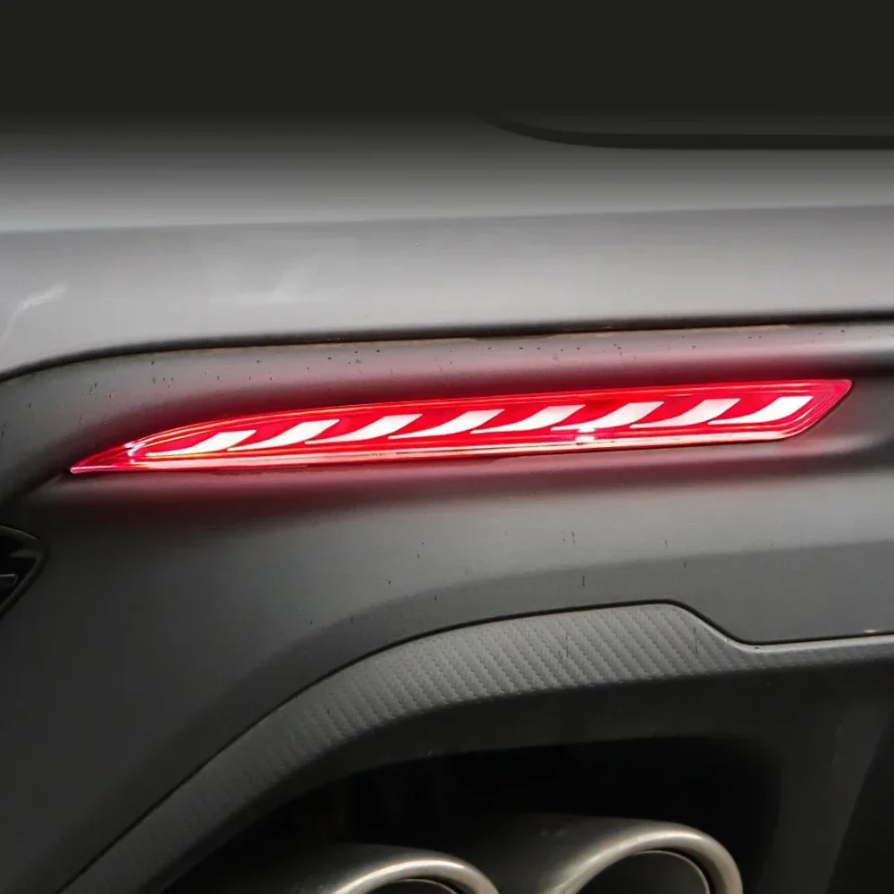 LED Car Rear Bumper Light for Geely Coolray Proton X50 2018 2019 2020 2021 Brake Warning Light Turn Signal Lamp Accessories