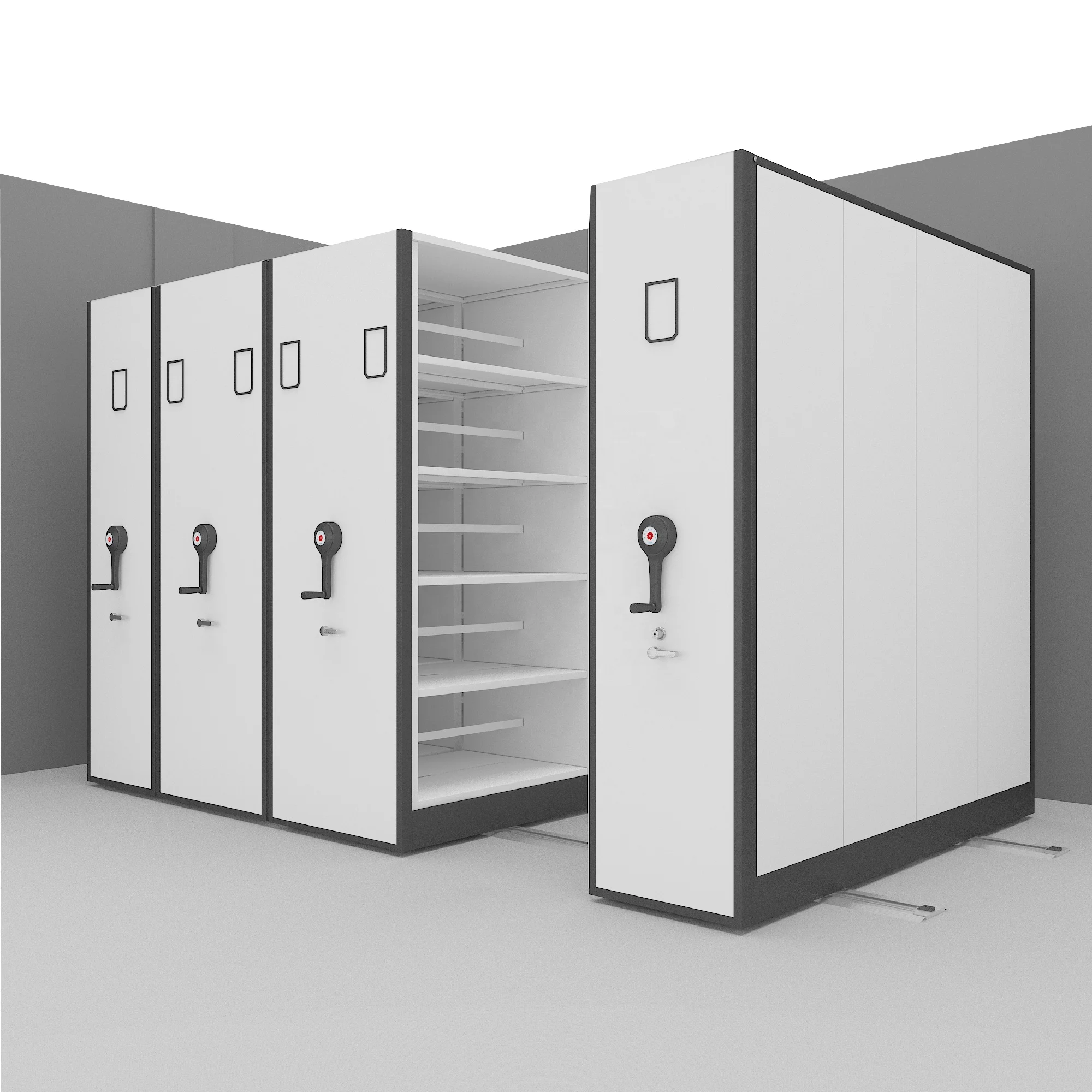 Mobile Compactor Office Use Cabinet Steel Storage Secret Document Mobile Storage Shelving System