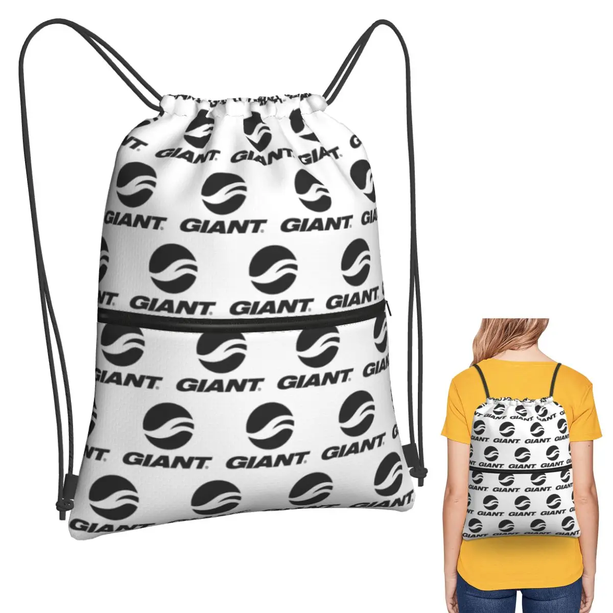 

Гигантские велосипедные рюкзаки, модные портативные карманные спортивные сумки на шнурке, сумки для книг для школы путешествий