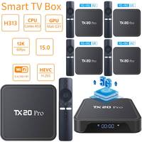TX20 PRO Android 15.0 Smart TV Box 4K HD Android 15.0 Dual WiFi Media Player Set Top Box WIFI BT5.2 1GB 8GB TV Box Media Player