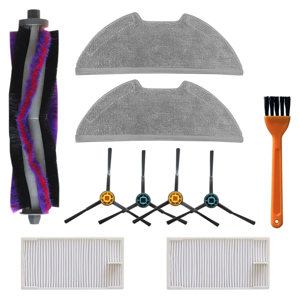 

For M9 For Eureka NERE10s E10S ​​for-Obode A8 Robot Vacuums: Main Brush, Side Brush, Filter, Mop Set Replacement Accessories