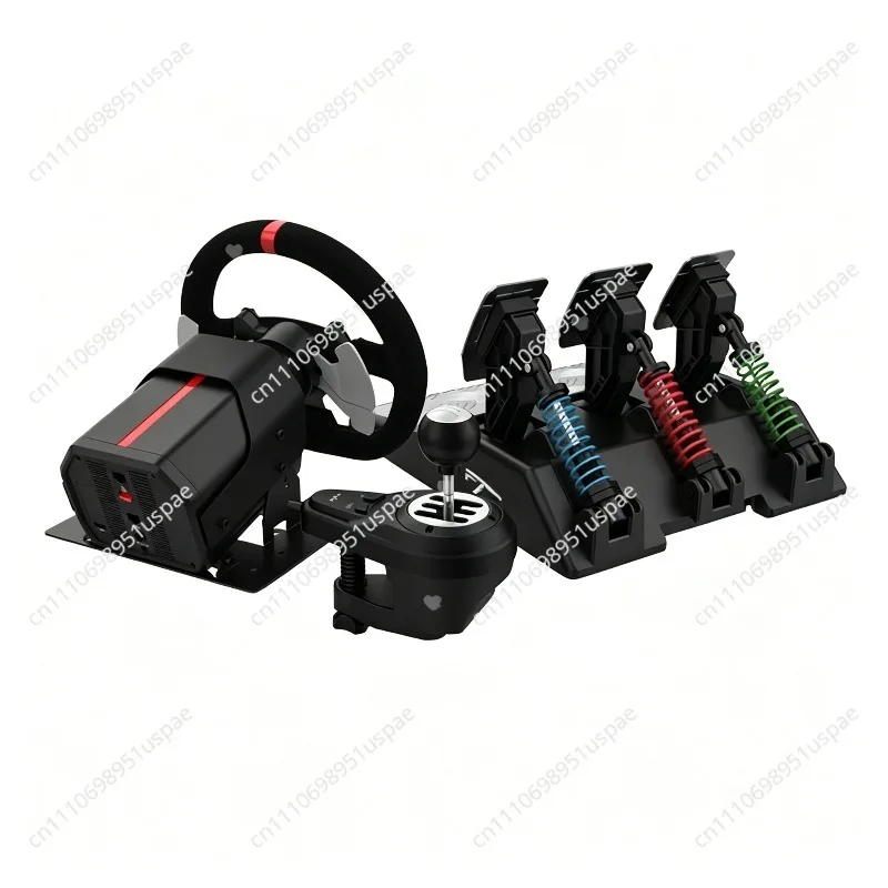 V10 Force Feedback Racing Game Steering Wheel Compatible with PC XBOX ONE PS4 - Simulation Driving Wheel for Video Games