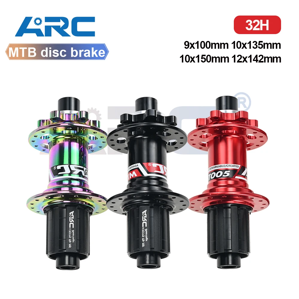 

ARC Quick Release 10x135 Thru 12x142 Ступица для горного велосипеда 4 собаки 48 щелчков NBK Подшипниковые ступицы 32H Ступица для велосипеда Diac Brake 8 9 10 11S