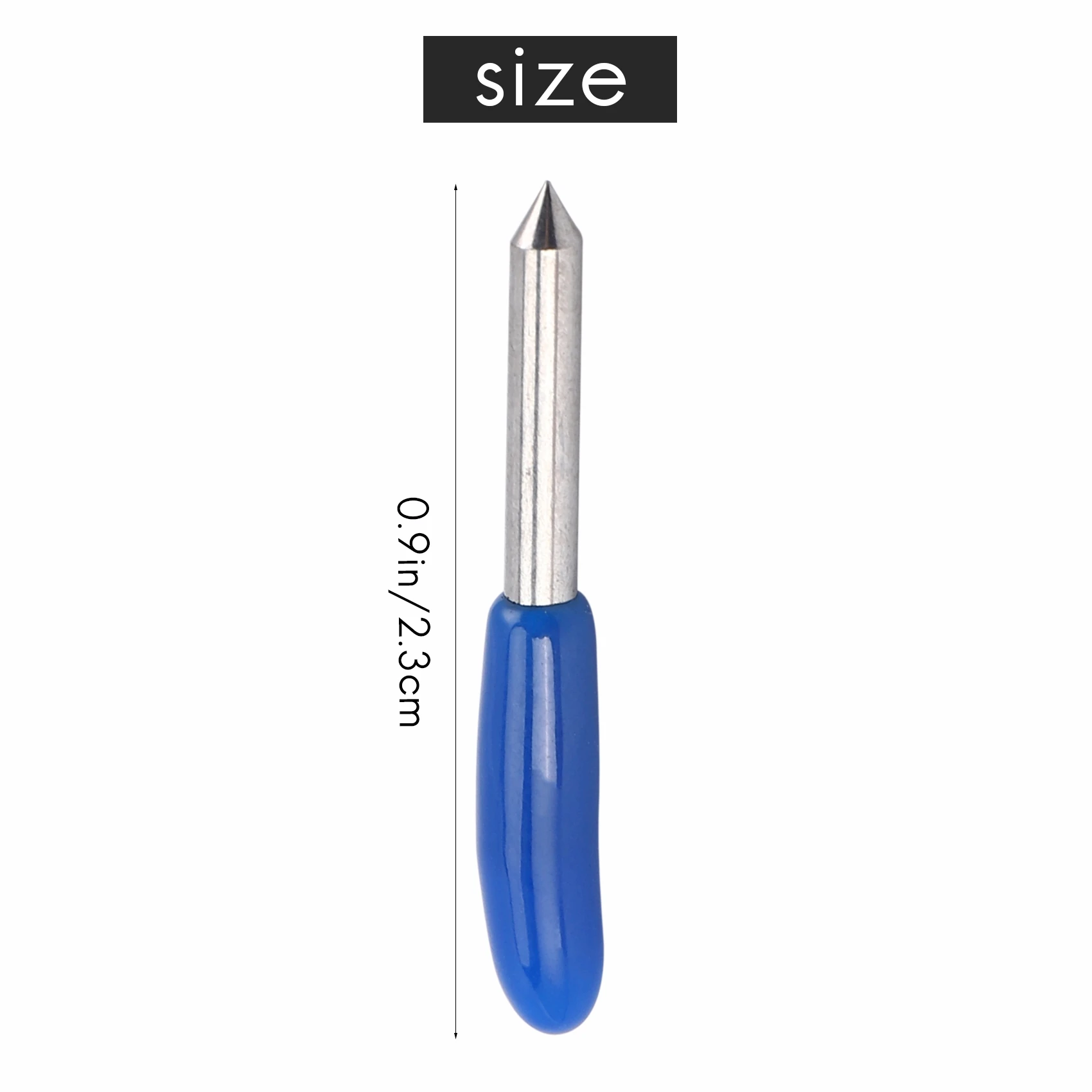 AA84 50 Uds cuchillas de corte profundo para Cricut Explore Air 2 Air Maker Expression tela de vinilo reemplazo de cuchillas de corte de 60 grados