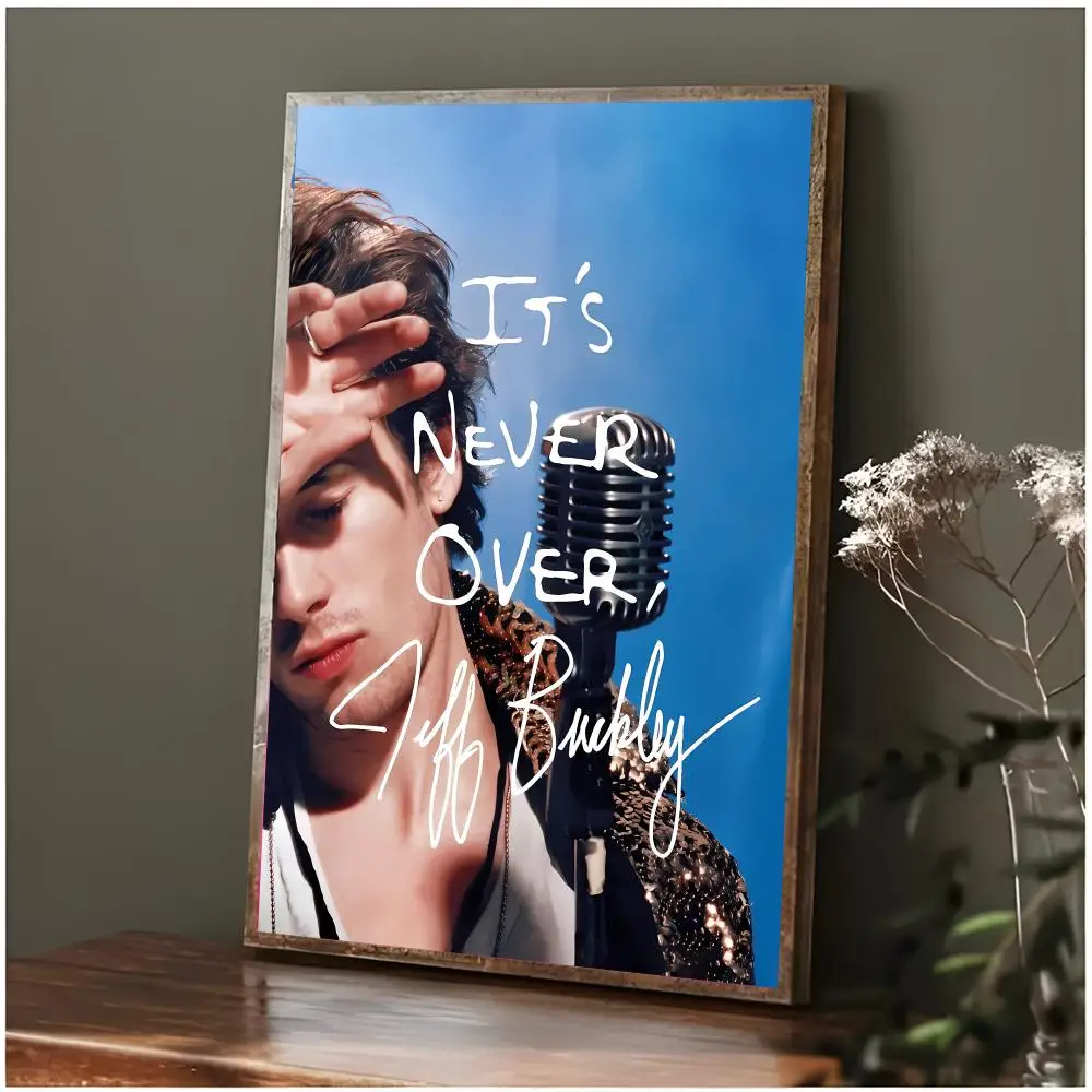 Soulful Melancholic J-Jeff Buckley Poster Modern Wall Art Bedroom Living Room Print Unframed