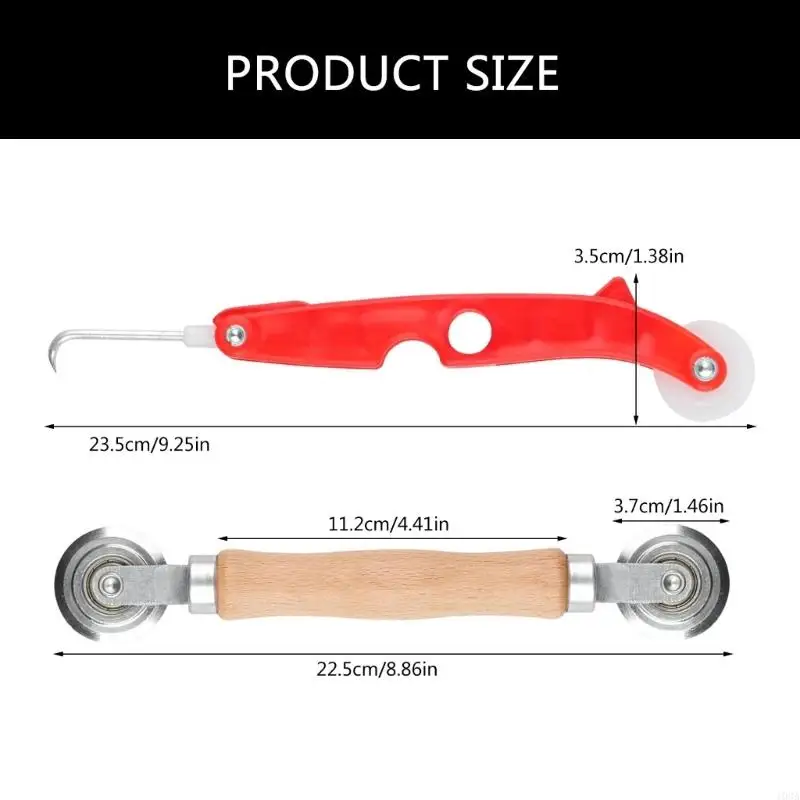 103a Double Wheel Sceller Roller Tool Repair Repair Set Rouleau Rouleau Pipotor outil Spline Rouleau avec des accessoires en