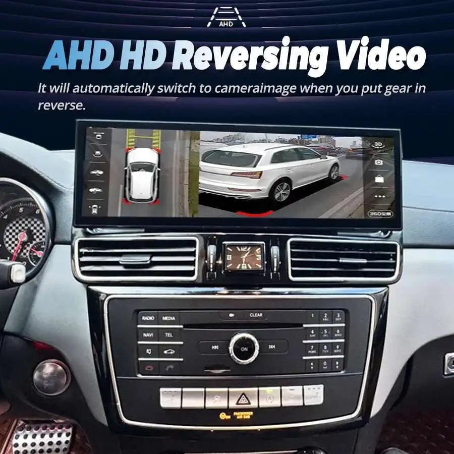 لمرسيدس بنز GLE GLS 2016 2017 2018 راديو السيارة أندرويد سيارة مشغل وسائط متعددة شاشة لاسلكية Carplay GPS 14.9 بوصة #6