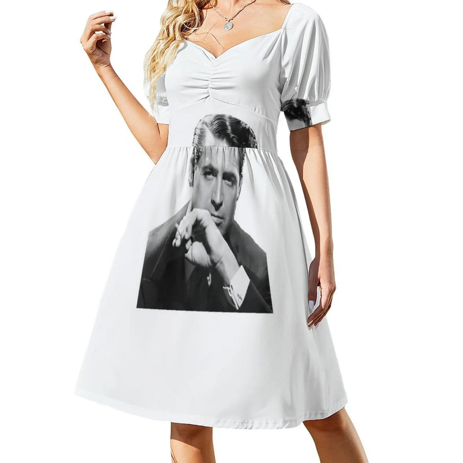 فستان حفلات أنيق للسيدات من كاري جرانت ستوك على شكل حرف A مع خيارات قصيرة/طويلة/بدون أكمام كاري جرانت ستوك كاري جرانت جرانت