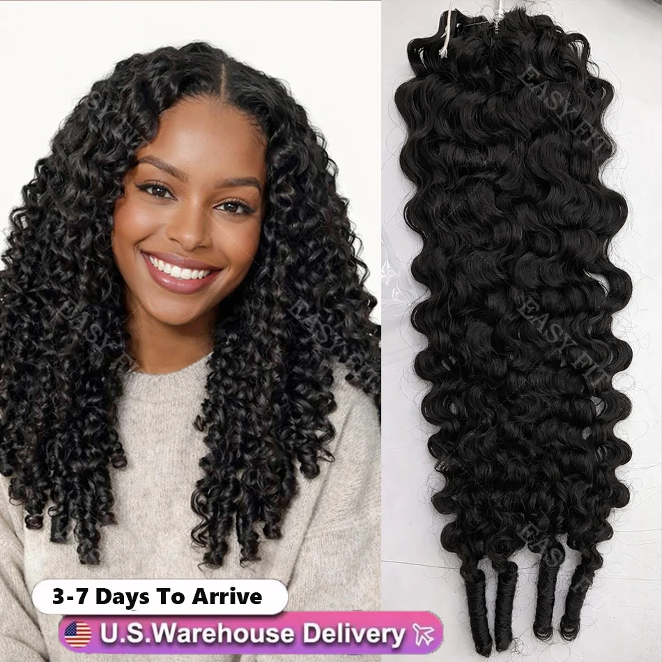 

Наращивание волос из натуральных волос 12A Burmese Curly, спиральные кудри, без узлов, предварительно разделенные, для чернокожих женщин.