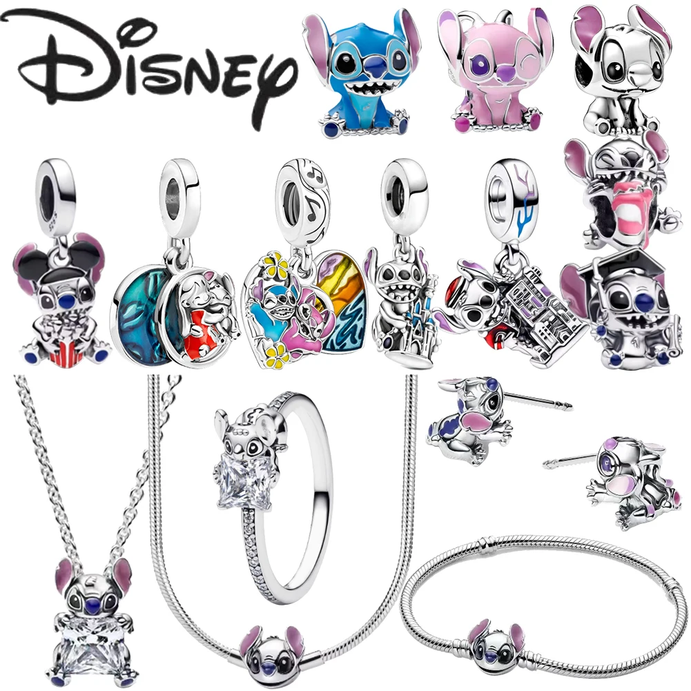 

Fit Original Charm Bracelet New 925 Silver Disney Animal Beads Fashionable DIY Jewelry