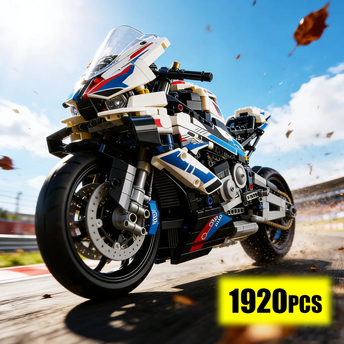 

Конструктор мотоцикла M1000RR (1920 деталей), серия Technic, имитационная модель, развивающая игрушка-конструктор, подарок для мальчиков