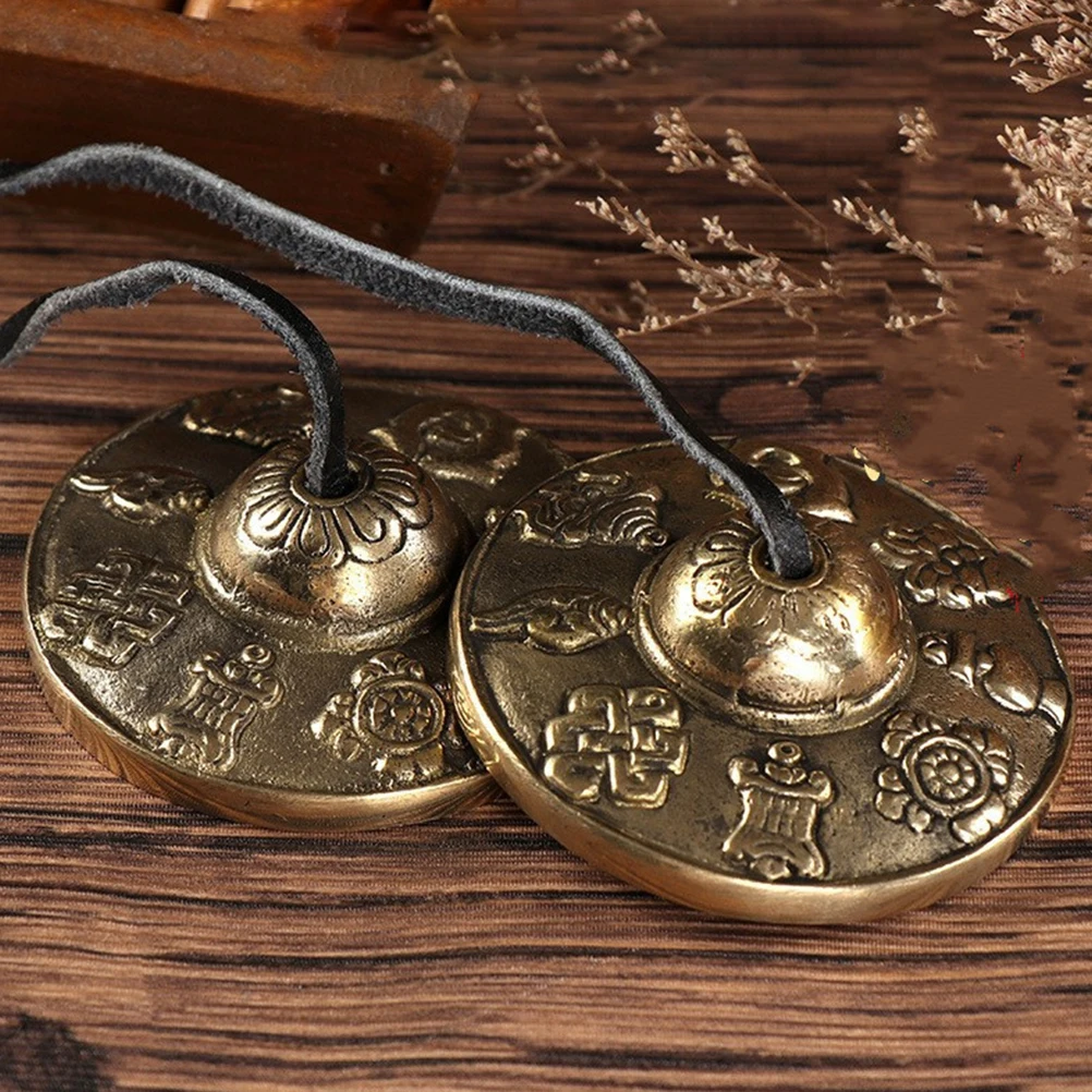 

Brass Bell Music Bells Percussion Instrument Chimes Instruments Alloy Finger Cymbals Mini Musical Traditional Crash