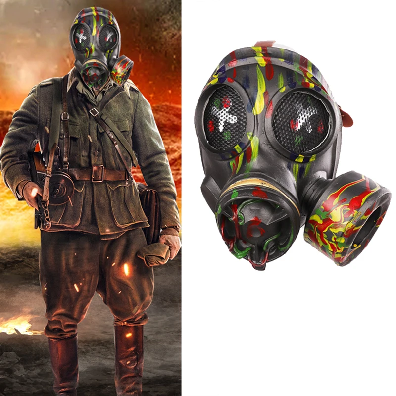 

Противогаз латексный средневековый стимпанк Хэллоуин косплей винтажный готический забавный карнавал маскарад вечерние анонимный респиратор маска