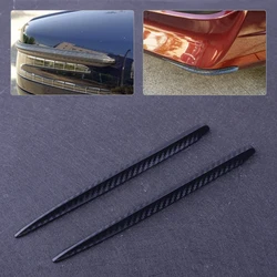 CITALL 2pcs Car Bumper Protector Corner Guard Anti-Scratch Strips Sticker Carbon Fiber Style Body Mirror Bars Protection