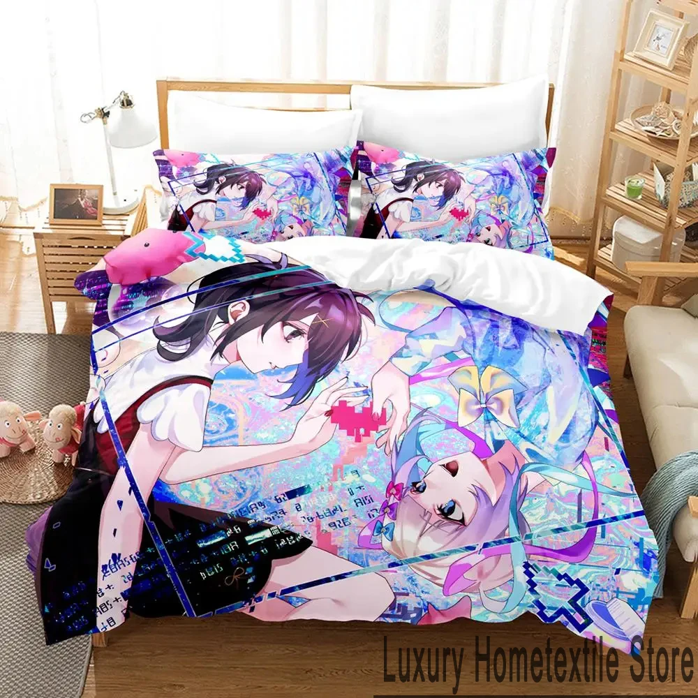 

3D Print Needy Streamer Overload Anime Bedding Set Boys Girls Twin Queen King Size Duvet Cover Pillowcase Bed boys Adult