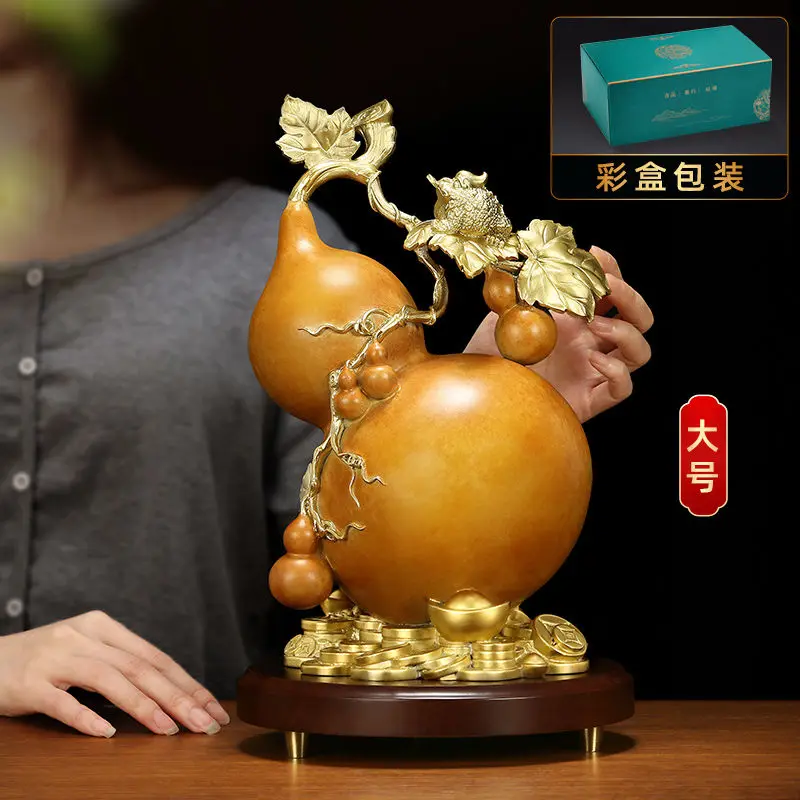 *Re Copper Gnaments To Attract Wealth, Fortune, Good Luck, Good Fortune and Good Luck, Home Living Room Chinese Handicrafts~