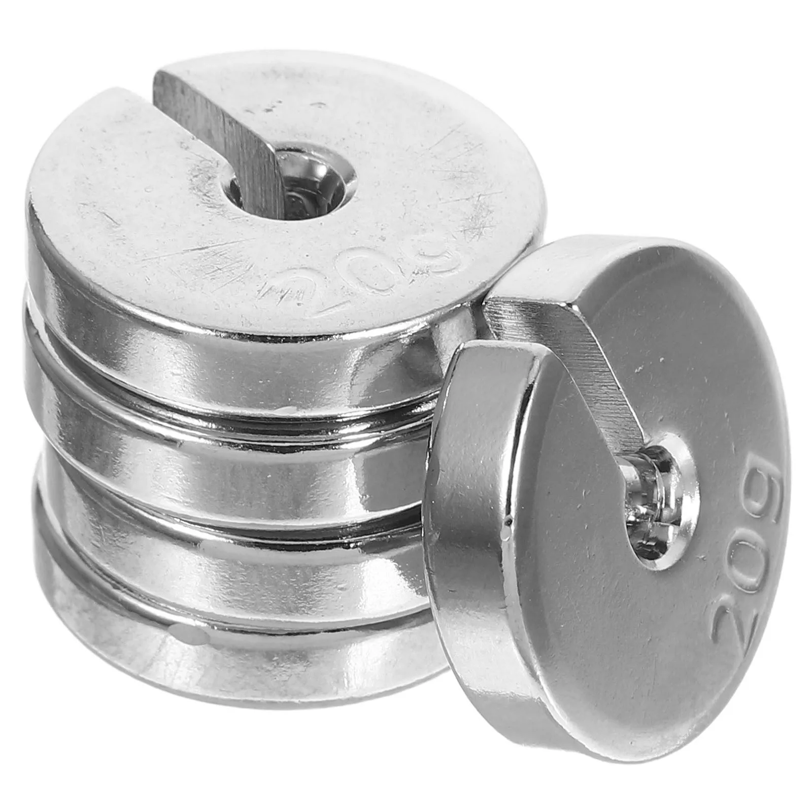 

5Pcs Slotted Mass Set Metal 20g Calibration Physics Experiment Supplies Laboratory Tools for Middle School Science Education