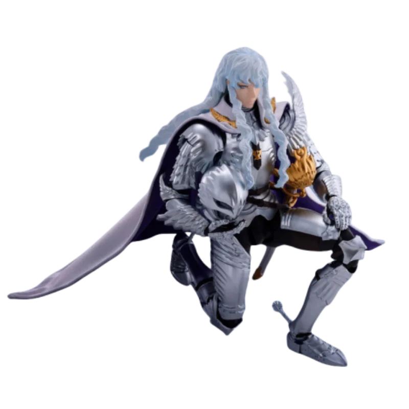 Bandai prawdziwa Berserk Anime figurka SHF Griffith jastrząb światła zabawki figurki akcji dla chłopców ozdoby Model kolekcjonerski na prezent dla dzieci