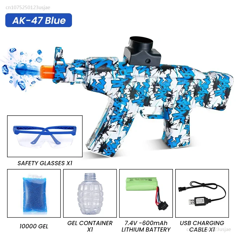 M416 Electric Gel Ball Ball MP9 Slatter Ball Gun giocattoli e regali di natale automatici attività all'aperto Shoot Game Toy for Kid