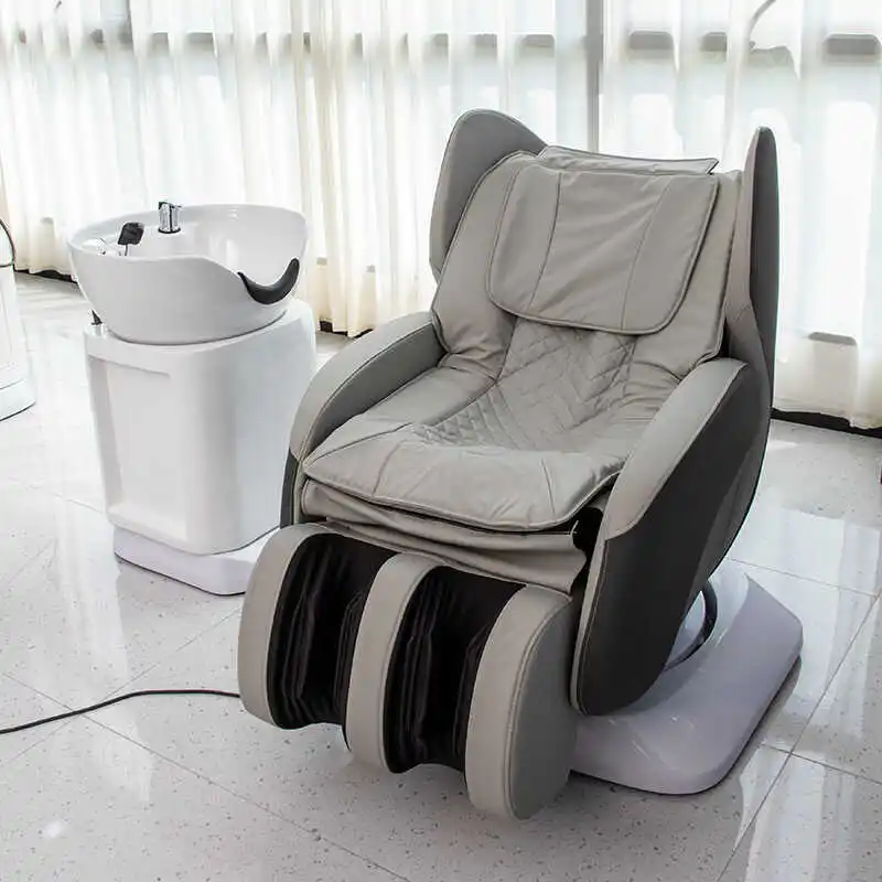 Electric Massage Hair Chair Hair Flushing Bed Rotating Scalp Care Chair Shampoo Bed