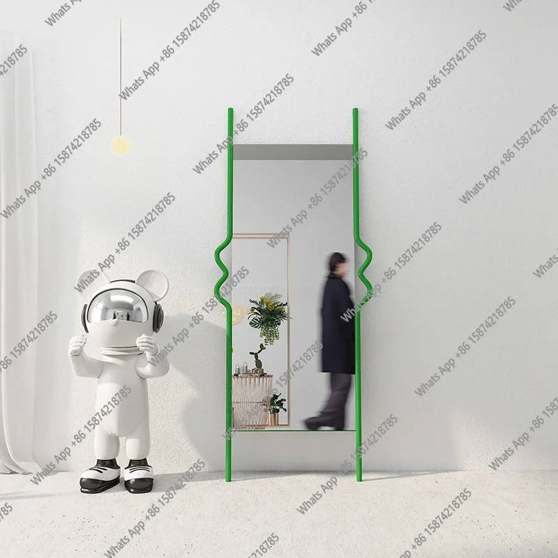

XS Modern Decoration Mirror Living Room Full Body Standing Girls Luxury Long Mirror Floor Funky Bathroom Espelhos Home Products