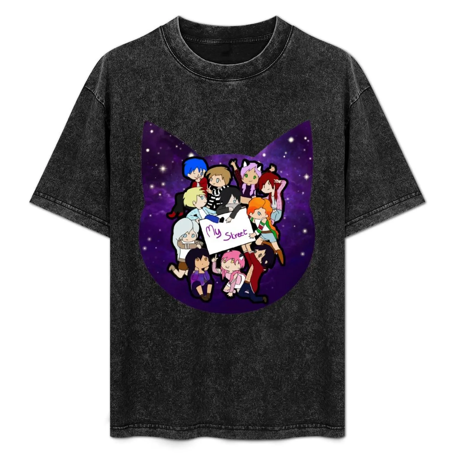 APHMAU THE CAT GIRL T-Shirt quick-drying new edition Blouse plus sizes mens graphic t-shirts