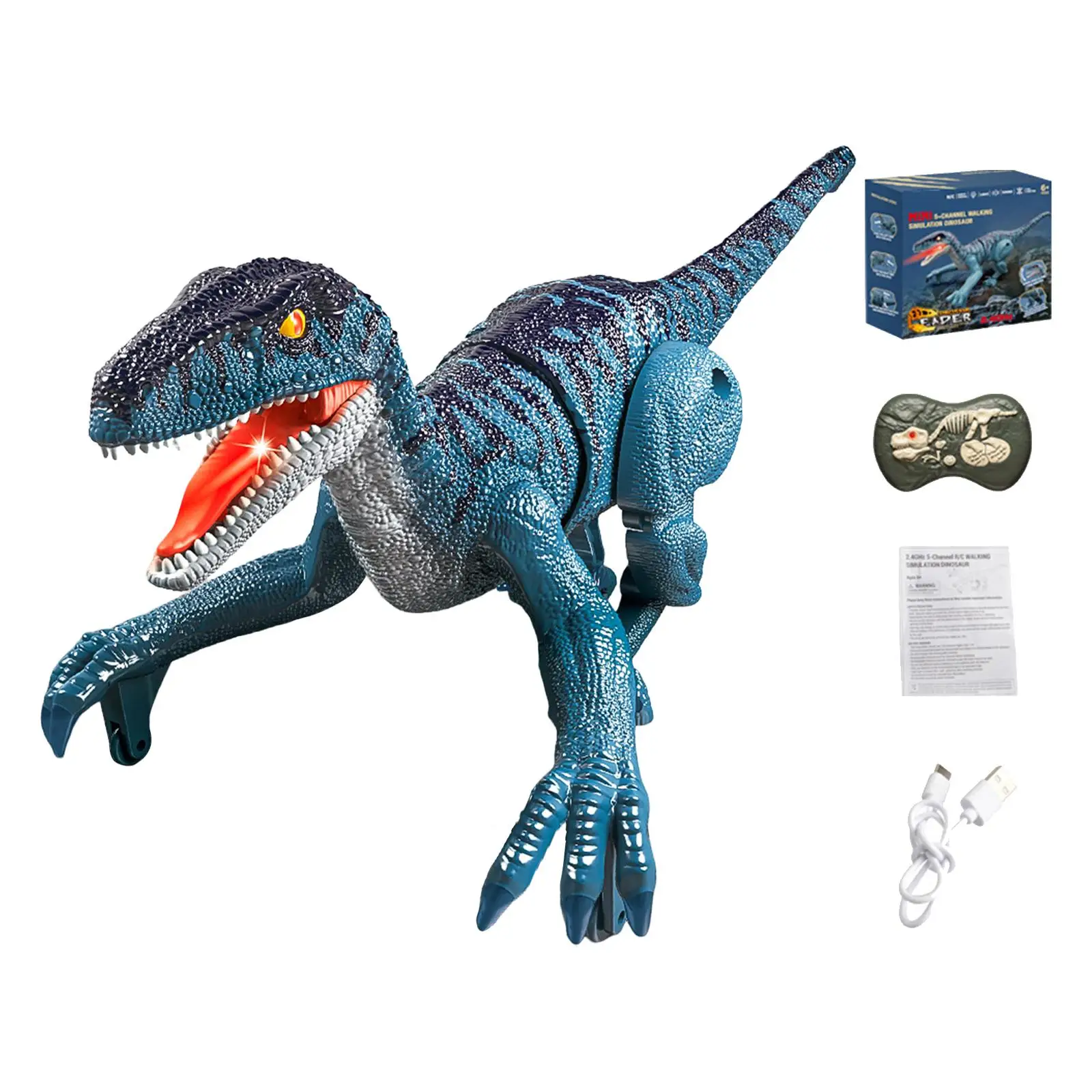 Remote Control Dinosaur Toys with Sound and Light Interactive Toy Children Dinosaur Toys for Children Toddlers Boys Girls Kids