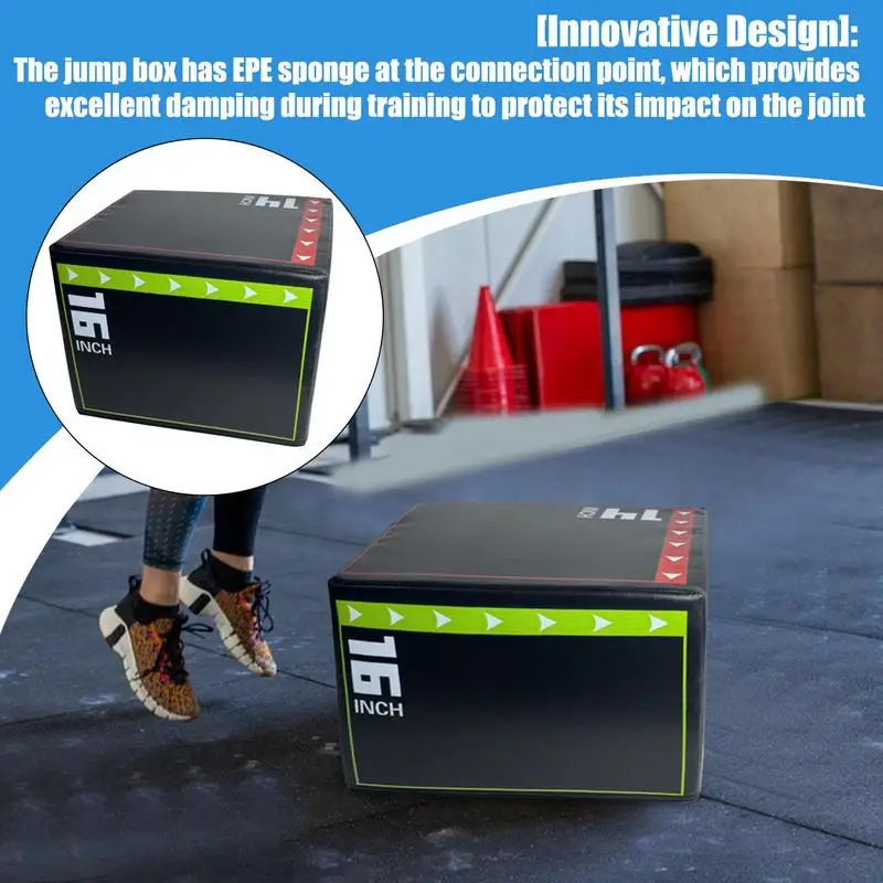 

Jumping Box For Training Shockproof Non-Slip Step Up Box Exercise Accessories Creative Workout Supplies For Adults And Children
