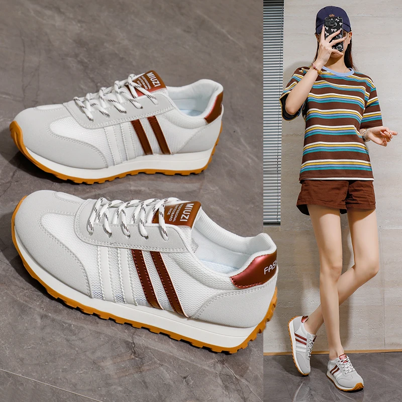 

Women Shoes Breathable All-match Mesh Shoes Casual Sports Trendy Shoes Female Wear-resistant Running Shoes for Women