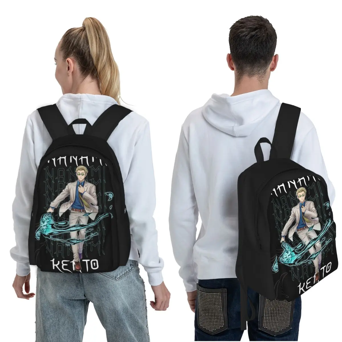 Nanami Kento Anime Gojo Satoru JJK NanaminStudent Backpack School BagDaypack for Boys Girls Fashion Bookbag Shoulder Bags