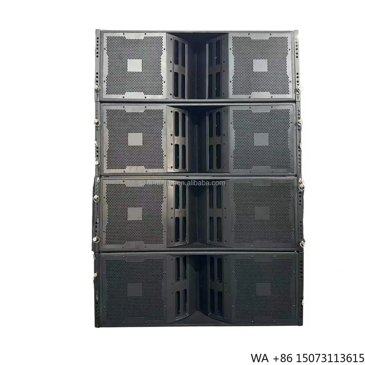 Dual 12 Inch 3 Way Passive Line Array Speakers Active Pro Audio Plywood Professional Sound System