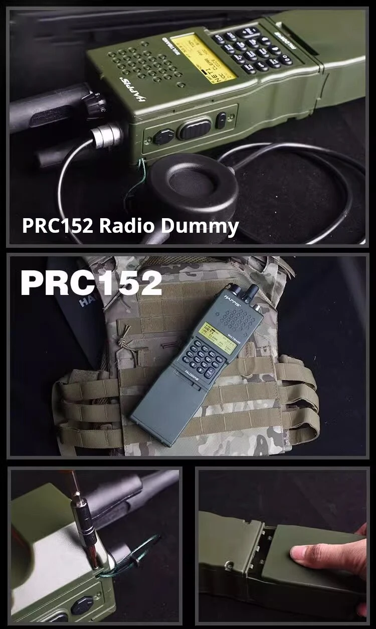 Taktisches Militär-Softair-Armee-Funkgerät PRC 152 / PRC 148 Dummy-Funkgerätgehäuse Antennenpaket Walkie-Talkie Interphone Modell Cosplay – Detail 8