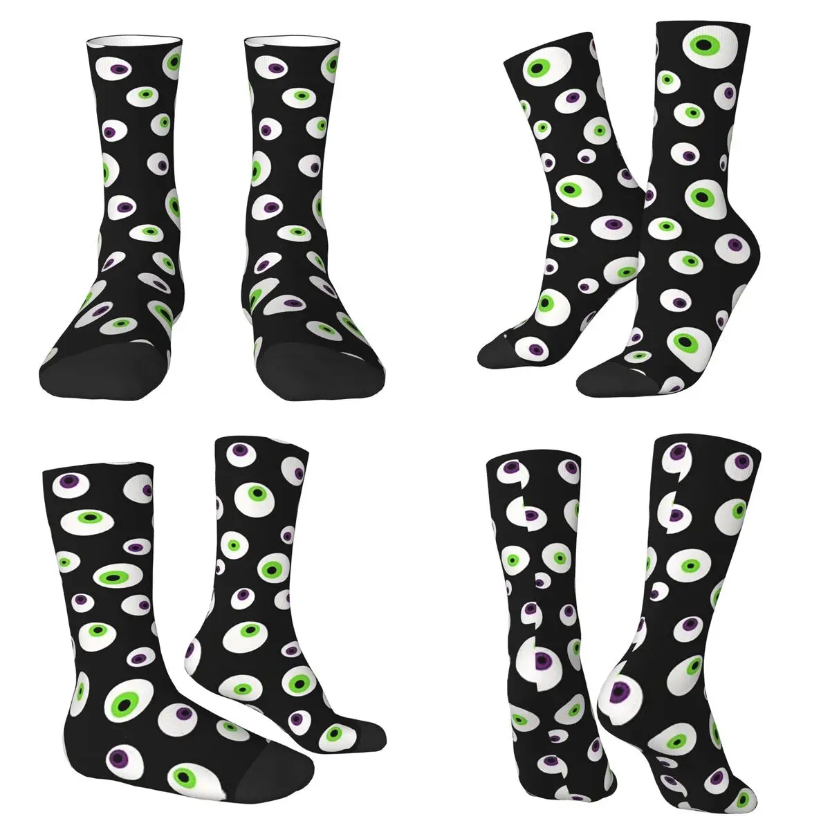 

Eyeball Print Socks Harajuku Super Soft Stockings All Season Long Socks Accessories for Unisex Birthday Present