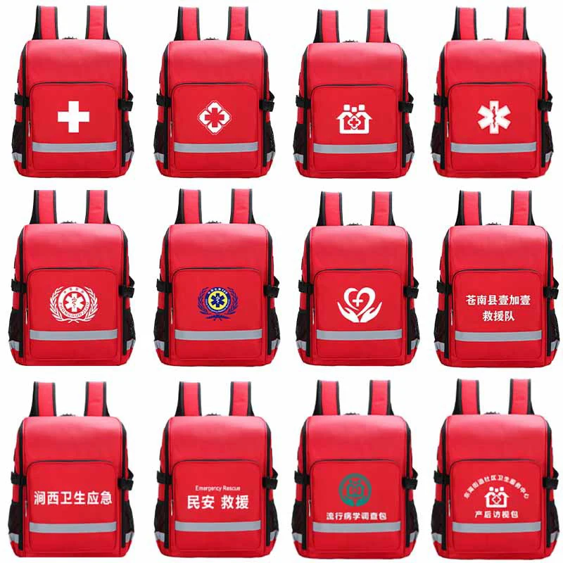 Medical Bag With Logo Waterproof Emergency Rescue Bag Flood Prevention Emergency Backpack Disaster Prevention Equipment Bag